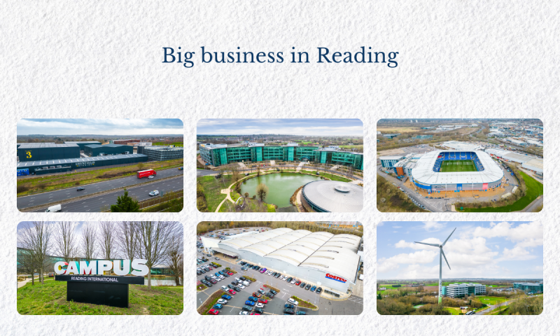 Big businesses in Reading Berkshire